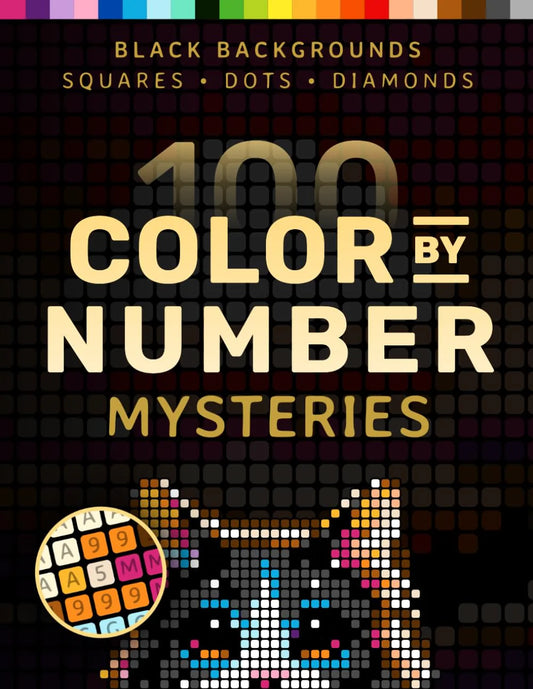 100 Color by Number Mystery book